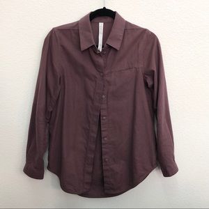 Lululemon Flannel Button Down Shirt